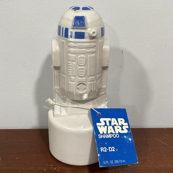 Vintage Star Wars Shampoo Bottles R2D2 Brand New Sealed With TAG 1981 - Picture 1 of 8